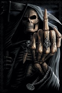 Create meme: grim reaper, skull of death