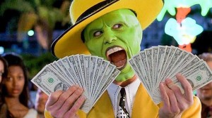 Create meme: Jim Carrey the mask money, Jim Carrey the mask, money