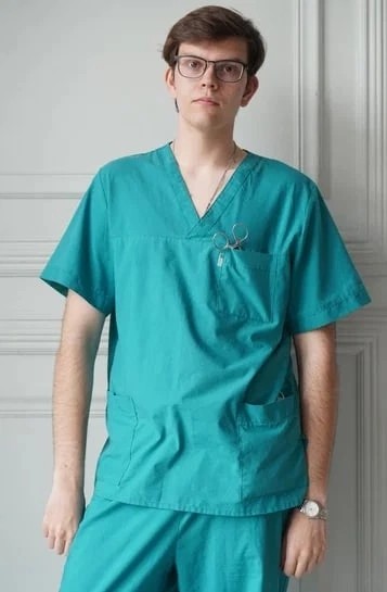 Create meme: medical men's suit, medical clothing, surgeon's suit