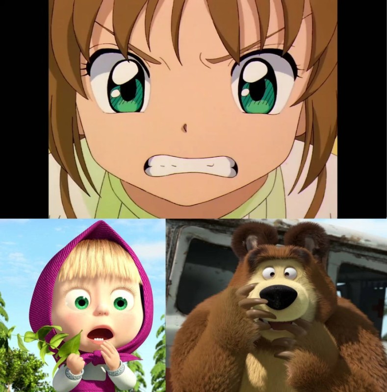 Create meme: The bear from Masha and the bear, the bear from the cartoon Masha and the bear, Masha and the bear bear