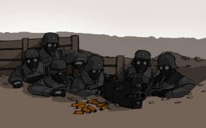 Create meme: warhammer imperial guard, drawings of spetsnaz SAS, imperial guard