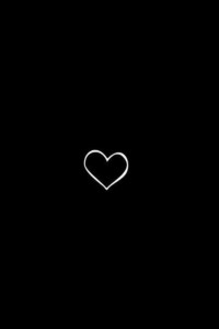 Создать мем: Темное изображение, белые сердечки на черном фоне, чёрный фон с сердечком