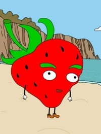 Create meme: strawberry , fresh strawberries , strawberry 