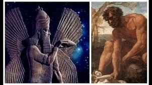 Create meme: Sumerian anunnaki gods, sumerian gods, Giovanni Lanfranco the Nephilim