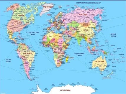 Create meme: the world map, world map of the world, political map of the world