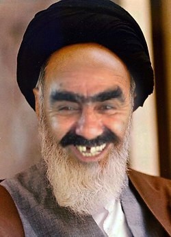 Create meme: ruhollah Mousavi Khomeini, the face of Ashot, vazgen monobrow