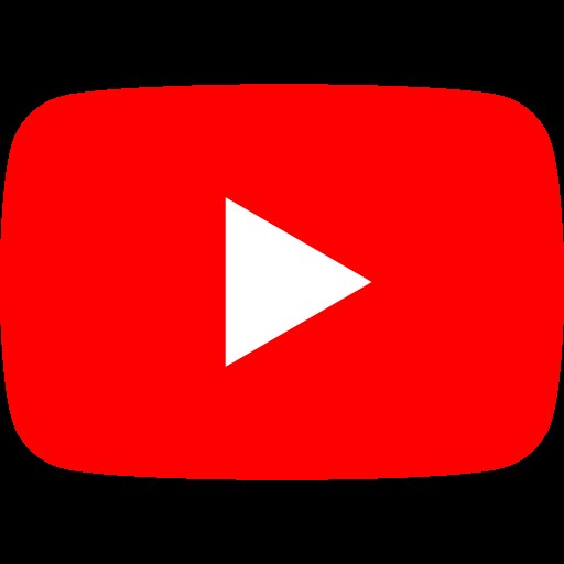 Create meme: red youtube button, icon YouTube without background, the YouTube icon on a transparent background