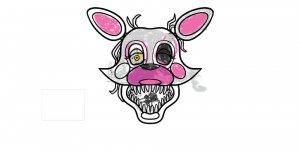 Create meme: the pictures mangle, the mangle fnaf
