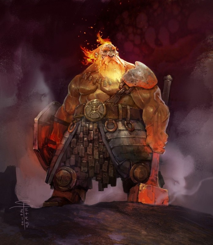 Create meme: dwarf and dwarf, a dwarf with a gun, dwarf king art