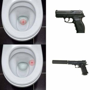 Create meme: only the boys will understand, borner air gun, toilet gun