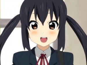 Create meme: Azusa Nakano suction, Azusa Nakano crying, Azusa Nakano PNG