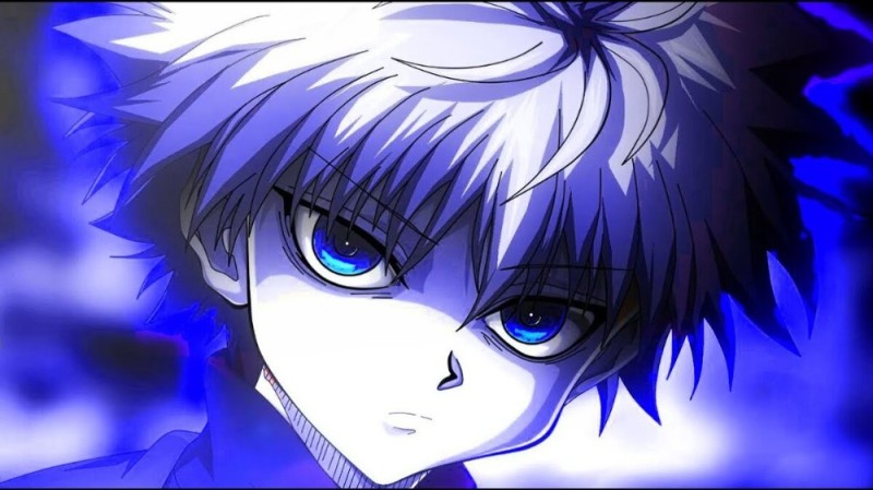 Create meme: anime killua zoldik, hunter x hunter 3, anime killua