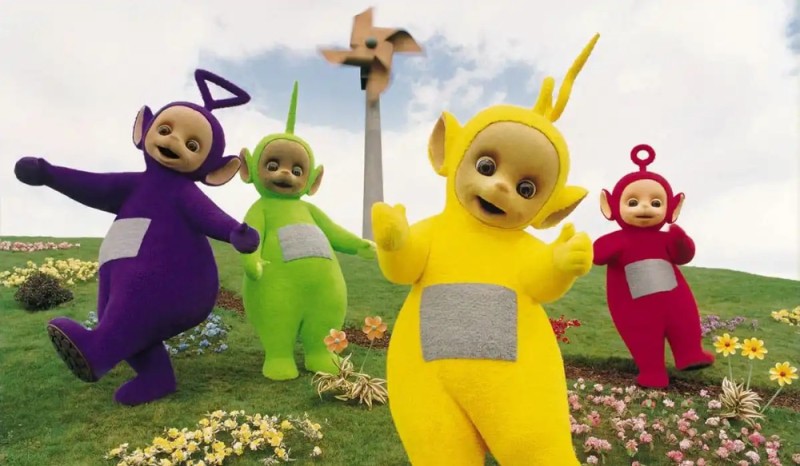 Create meme: Teletubbies TV series 1997 2001, Teletubbies Lala, photos of teletubbies