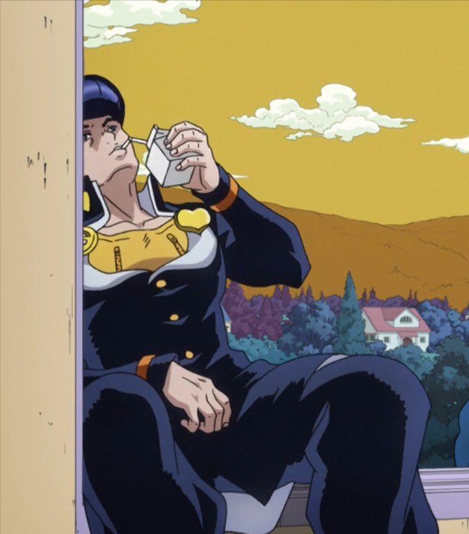 Create meme: jojo of a joseki, jojo milk, joske drinks juice