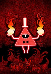 Create meme: Bill cipher