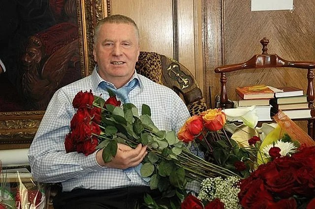 Create meme: Zhirinovsky , Happy birthday from Zhirinovsky, vladimir zhirinovsky