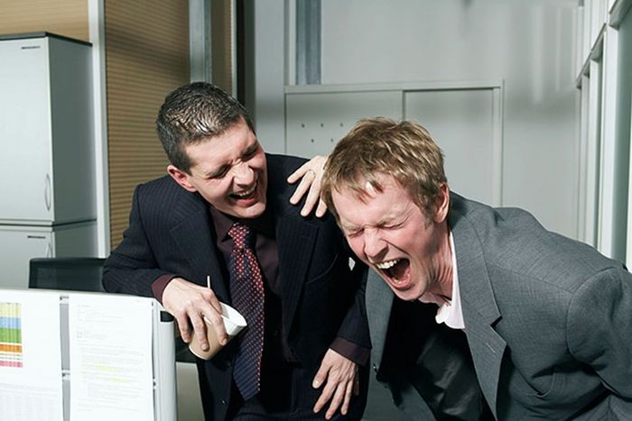 Create meme: quarrel in the team, an employee in the office, the people in the office