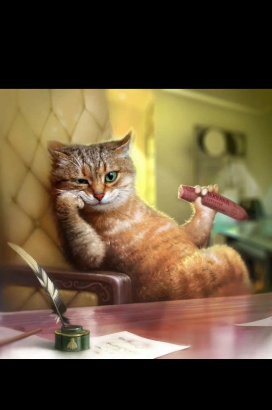 Create meme: the cat with sausages, cat , funny cats 
