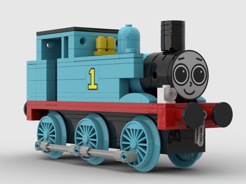 Create meme: locomotive Thomas, Lego Thomas Steam locomotive, Thomas the tank engine