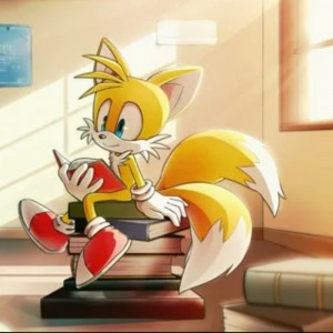 Create meme: miles tails prower art, tails prower