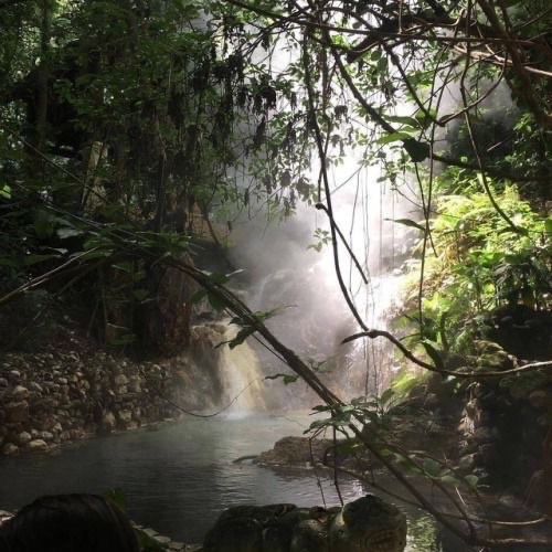 Create meme: sekumpul bali waterfall, sekumpul waterfall, waterfall at dawn