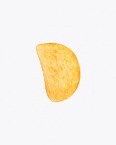 Создать мем: чипсы без фона, один чипс на белом фоне, чипсы