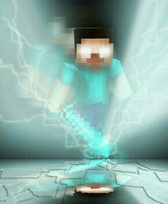 Create meme: herobrine art, herobrine from minecraft, herobrine in minecraft