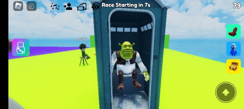 Create meme: Shrek in backrooms Roblox, screenshot , Shrek Roblox