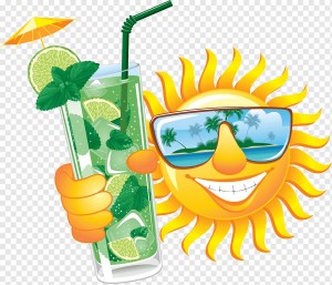 Создать мем: напитки клипарт, веселое лето, лето море солнце