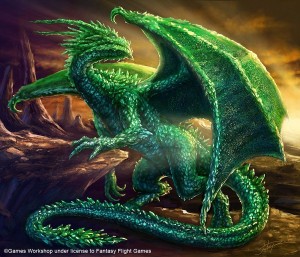 Create meme: dragon, green dragon