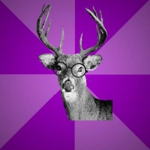 Create meme: hipster, geyik, red deer
