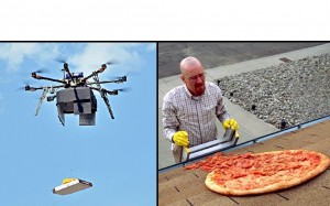 Create meme: walter white, pizza abandoned, pizza on the roof