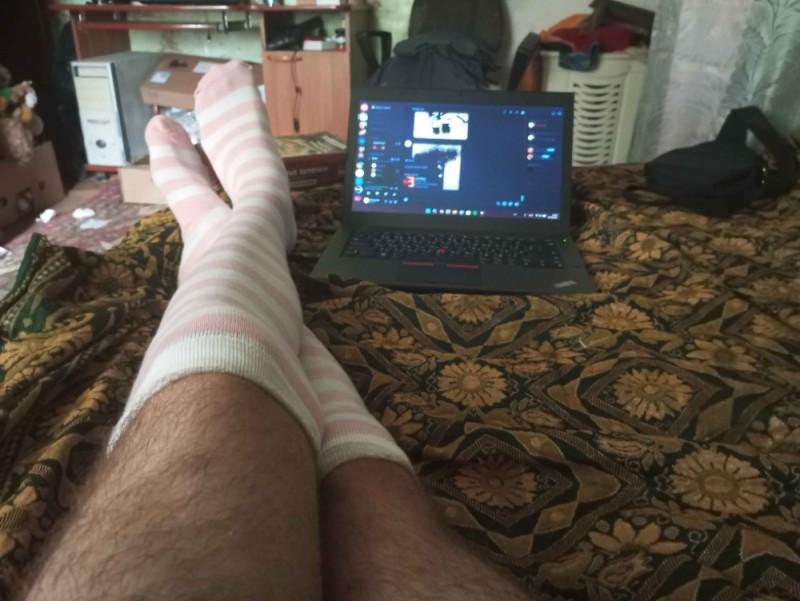 Create meme: feet , men's feet in socks, programmer's stockings