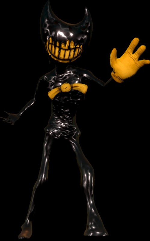 Create meme: bendy ink machine, bendy ink, ink demon from bendy