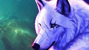 Create meme: art wolf, wolves are cool artworks, the wolf is beautiful