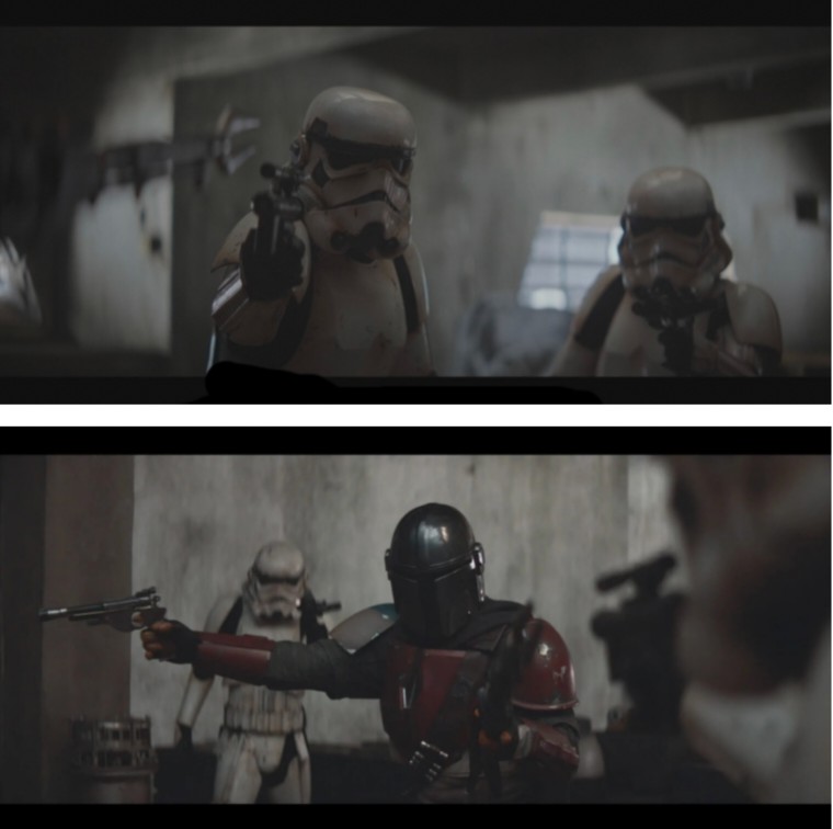 Create meme: TV series mandalorian 1, star wars, screenshot 