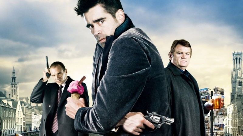 Create meme: to lay low in Bruges , Colin Farrell to lay low in Bruges, Ralph Fiennes lay low in Bruges