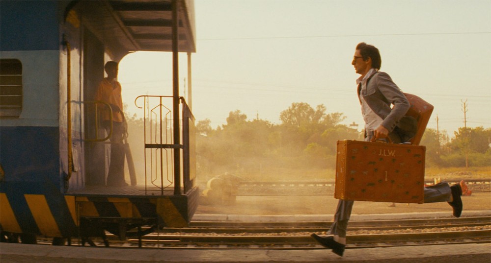 Create meme: Wes Anderson train, jump into the last car, train to Darjeeling. desperate travelers