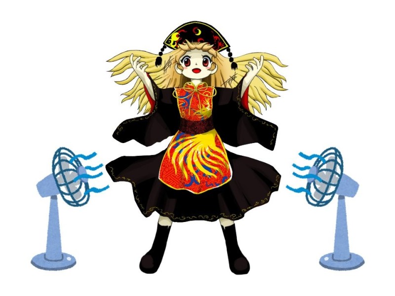 Create meme: touhou junko, Touhou moon people, Okina Matara