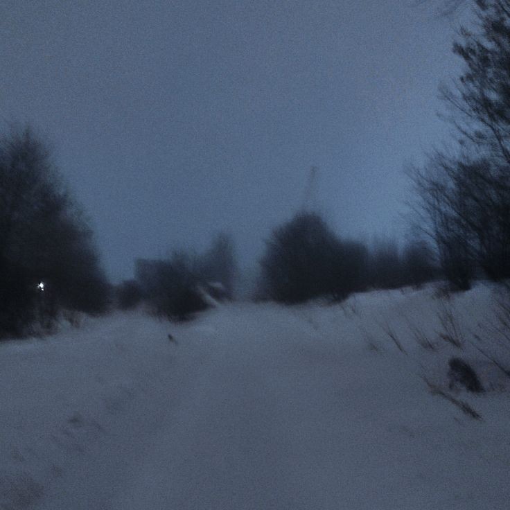 Create meme: in the village, winter, road 