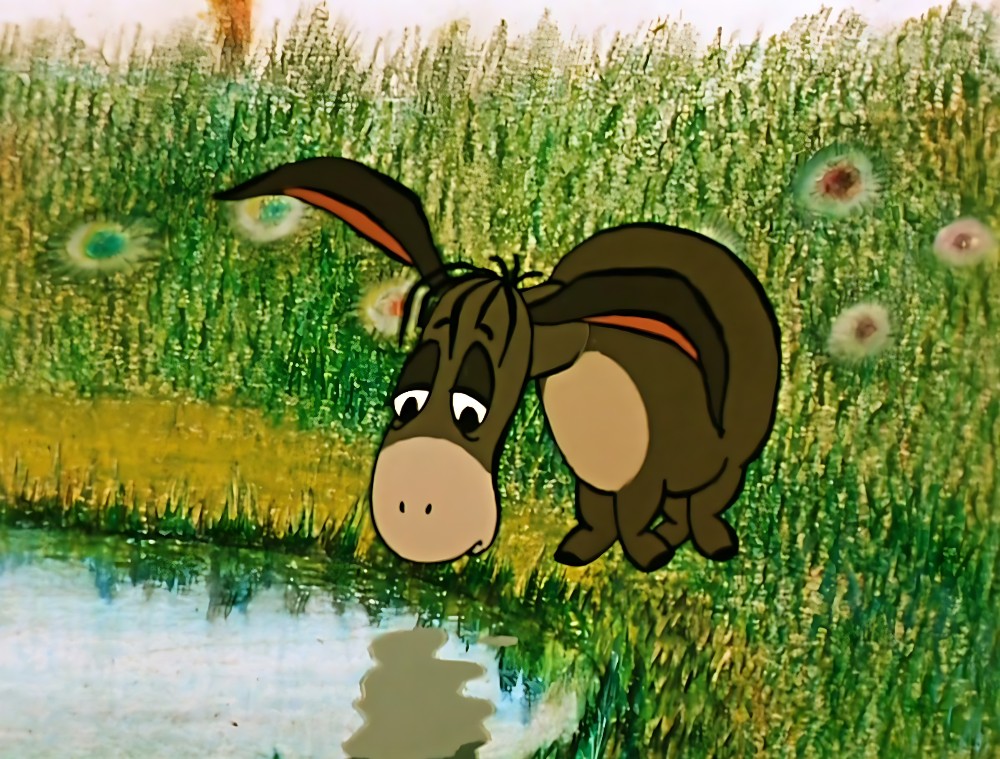 Create meme: Eeyore from Winnie the Pooh, Winnie the Pooh Eeyore, Eeyore 