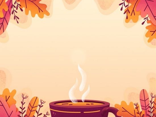 Create meme: autumn, autumn tea, autumn template