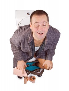 Create meme: man sitting on toilet, people on the toilet, people