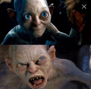 Create meme: golum from Lord of the rings, the Lord of the rings golum, Gollum