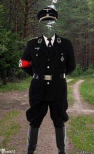Create meme: SS officer, German form