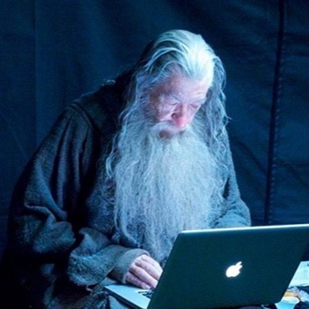 Create meme: Run madmen Gandalf, Gandalf is sitting, The lord of the rings gandalf