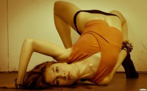 Create meme: ashtanga yoga, girl cute, plasticity