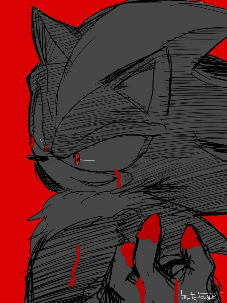 sonic the hedgehog sad fan art