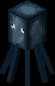 Create meme: squid minecraft, the mobs of minecraft pictures, Minecraft