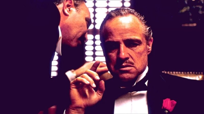 Create meme: godfather , but you're doing it without respect, the godfather Marlon Brando 